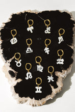 Load image into Gallery viewer, Mother of Pearl Zodiac Earring