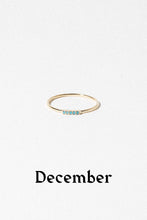 Load image into Gallery viewer, 14K Birthstone Alinea Ring