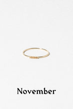 Load image into Gallery viewer, 14K Birthstone Alinea Ring