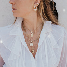 Load image into Gallery viewer, Shark Tooth Gold Earring