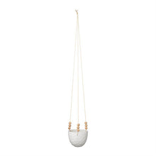 Load image into Gallery viewer, White Noise Hanging Flower Pot
